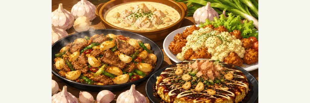青空レストランで登場したシン・にんにく料理
